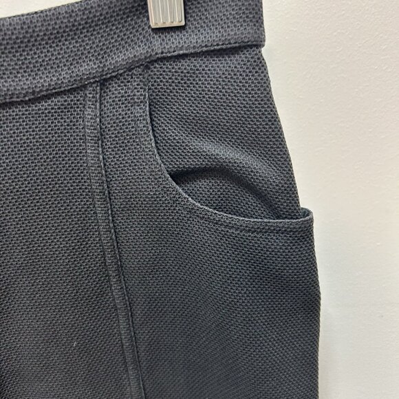 Chanel Vintage Linen Blend Wool Button Front Pencil Skirt Buttons Pocket Small - Picture 15 of 16